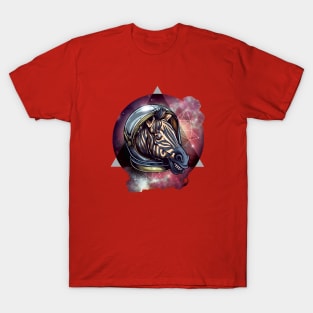 Cosmic Zebra Universal Traveler T-Shirt